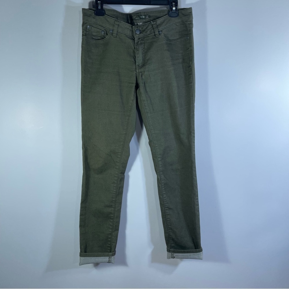 Prana Women Kara Green Skinny Jeans Size 10/30 - Picture 5 of 15